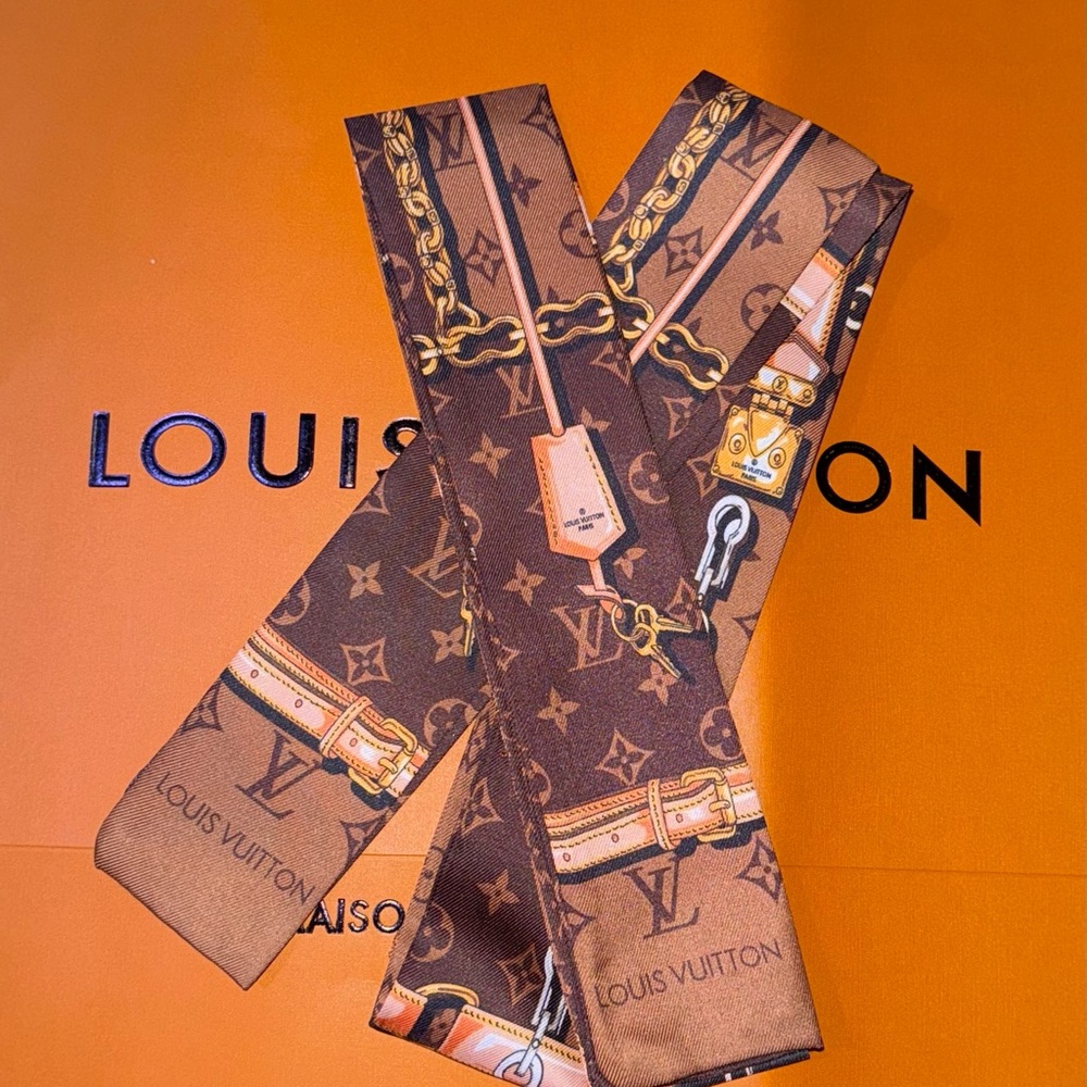 Pair of Louis Vuitton Monogram Confidential bandeaus